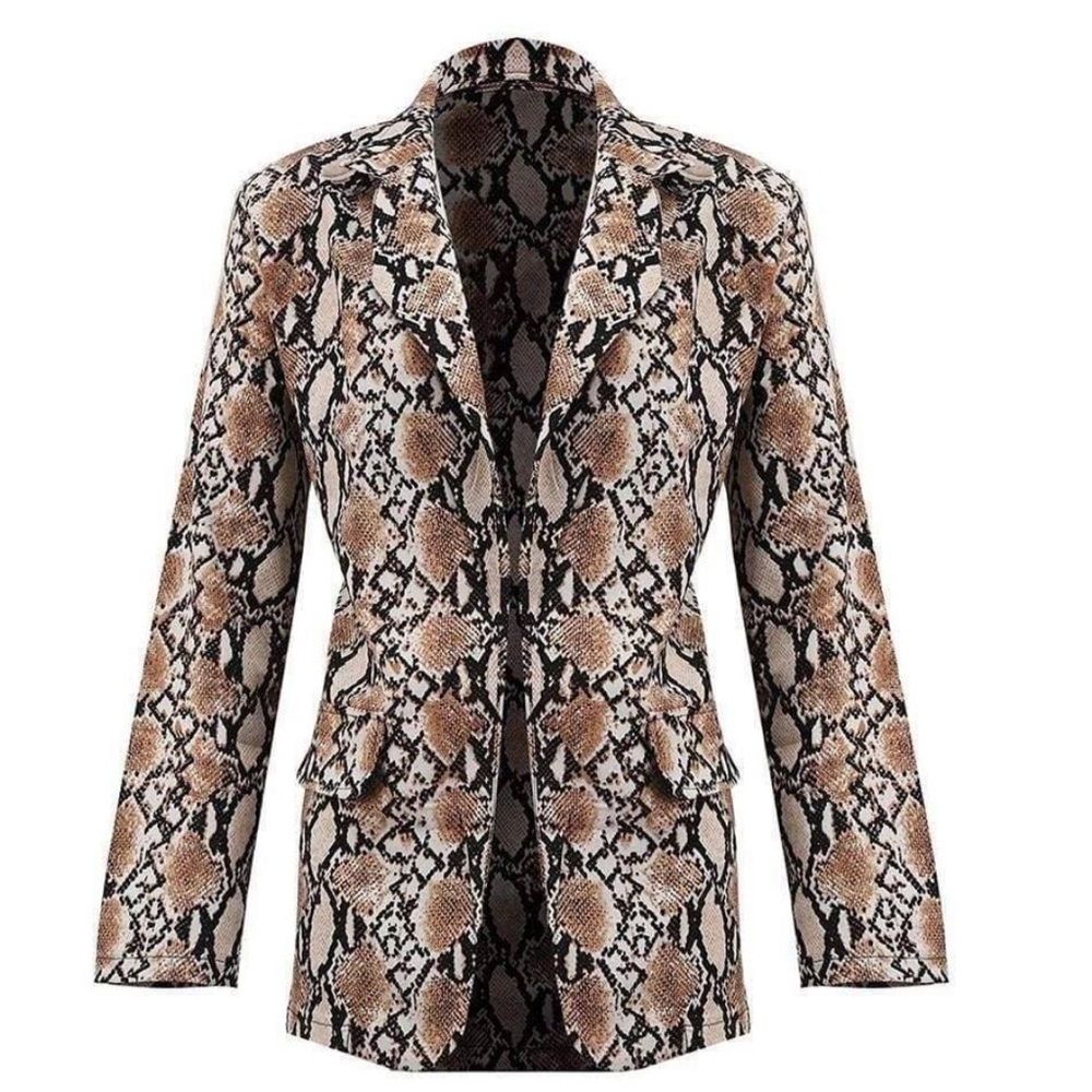 Snake skin Carlton blazer